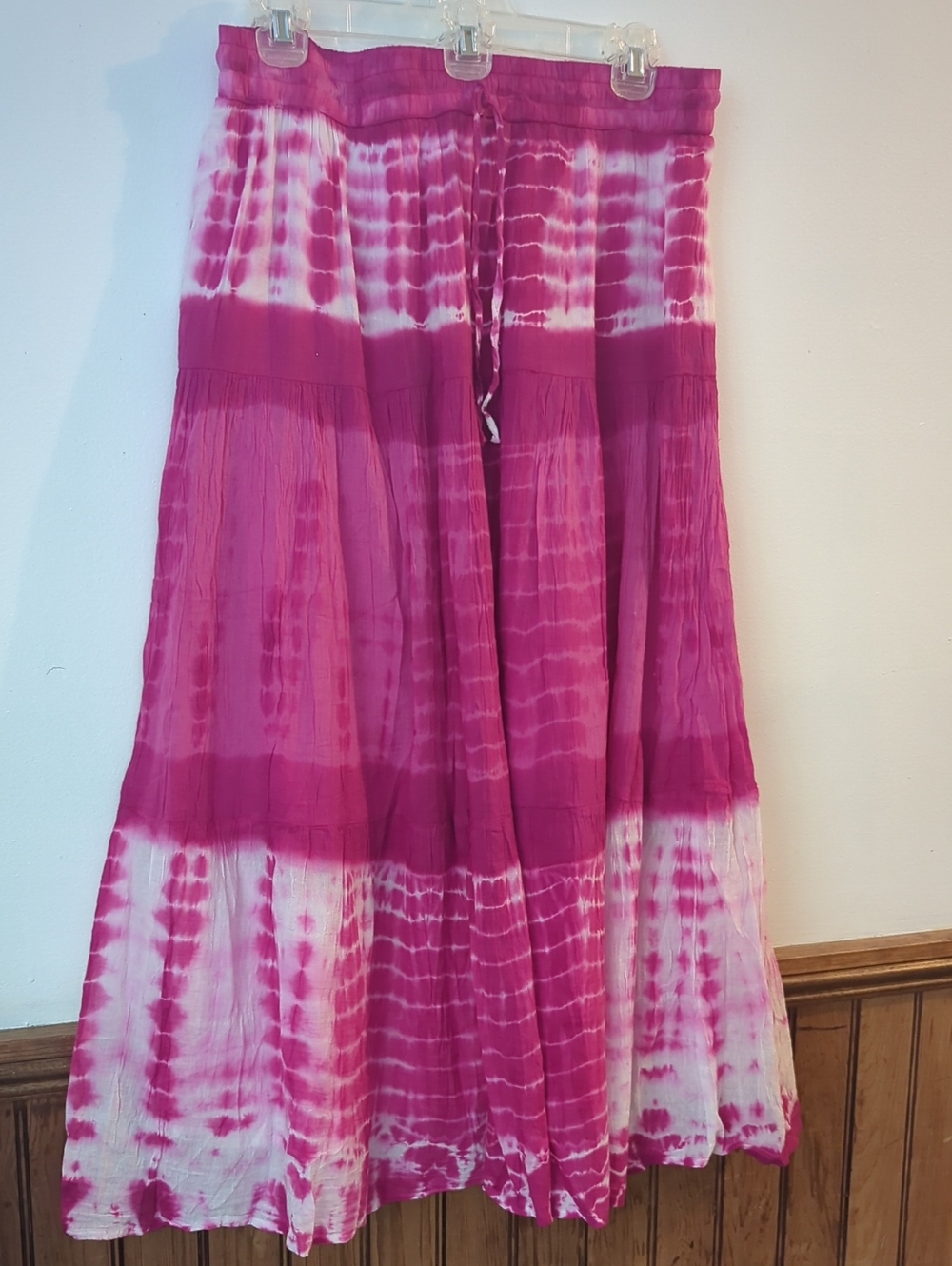 CW. Classics Tie-Dye Pink Maxi Skirt Size XL